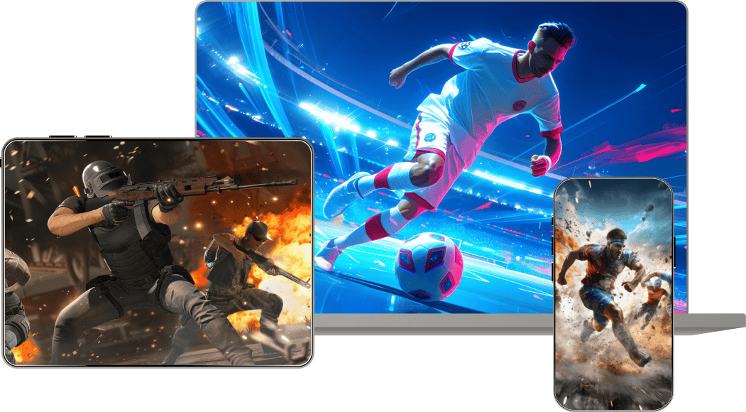 Live-Esports-Spiele auf dem Bildschirm